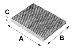 Filter Innenraumluft für AUDI PEUGEOT SEAT SKODA SUBARU VW A3 TT Roadster 306