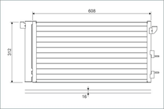 Kondensator Klimaanlage für FIAT PANDA / CLASSIC Kasten/Schrägheck