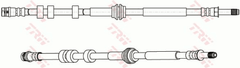 Bremsschlauch Hinterachse für AUDI PORSCHE A4 B8 Avant A5 Sportback Cabriolet