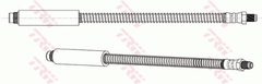 Bremsschlauch Vorderachse für PEUGEOT 206+ 206 Schrägheck CC SW Stufenheck Van