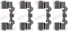 Zubehörsatz Scheibenbremsbelag Vorderachse für NISSAN SUBARU NP300 PICKUP PICK