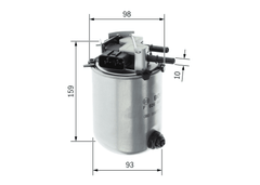 Kraftstofffilter für NISSAN QASHQAI II SUV X-TRAIL III