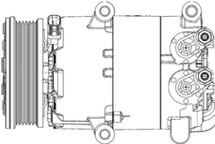 Kompressor Klimaanlage für FORD FIESTA VI FOCUS III Stufenheck Turnier Van