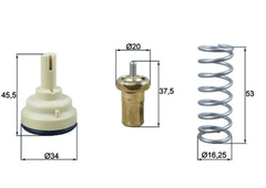 Thermostat Kühlmittel für AUDI SEAT SKODA VW A1 Sportback A3 Cabriolet