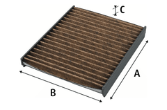 Filter Innenraumluft für AUDI MERCEDES-BENZ SEAT SKODA VW A1 A2 G-KLASSE Cabrio