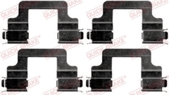 Zubehörsatz Scheibenbremsbelag Hinterachse für AUDI FORD SEAT SKODA VW A3