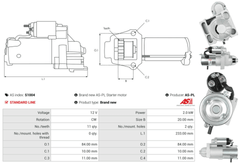 Anlasser Starter für CHEVROLET CADILLAC BLAZER S10 ESCALADE