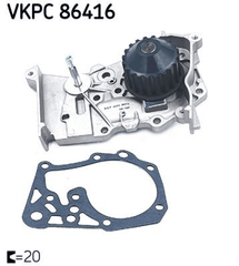 Wasserpumpe Motorkühlung für LADA NISSAN RENAULT DACIA LARGUS Kasten/Kombi