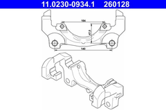 Halter Bremssattel Vorderachse für FORD VOLVO LAND ROVER GALAXY II MONDEO IV