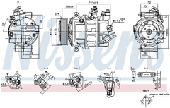 Kompressor Klimaanlage für MAN SEAT VW TGE Kasten Pritsche/Fahrgestell Bus
