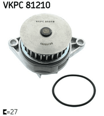 Wasserpumpe Motorkühlung für SEAT SKODA VW AROSA CORDOBA Vario IBIZA II III INCA