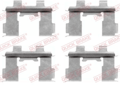 Zubehörsatz Scheibenbremsbelag Vorderachse Hinterachse für SUZUKI HYUNDAI