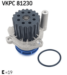 Wasserpumpe Motorkühlung für AUDI DODGE FORD MITSUBISHI SEAT SKODA VW JEEP A3