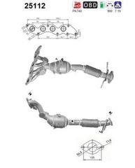 Katalysator vorne für MAZDA 3 Stufenheck 5