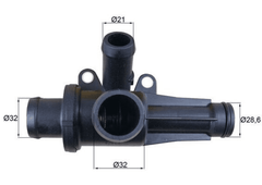 Thermostat Kühlmittel für MITSUBISHI SMART COLT VI FORFOUR