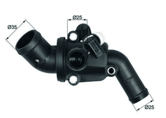 Thermostat Kühlmittel für MERCEDES-BENZ A-KLASSE B-KLASSE Sports Tourer
