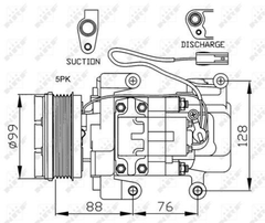 Kompressor Klimaanlage für MAZDA 3 Stufenheck 5