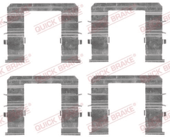 Zubehörsatz Scheibenbremsbelag Vorderachse für HYUNDAI KIA H-1 Travel Cargo