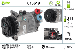 Kompressor Klimaanlage für FORD VOLVO C-MAX II FOCUS III Stufenheck Turnier
