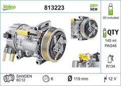 Kompressor Klimaanlage für CITROËN PEUGEOT DS BERLINGO / FIRST