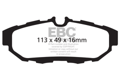 Bremsbelagsatz Scheibenbremse Hinterachse für FORD USA MUSTANG Coupe Convertible