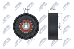 Spannrolle Keilrippenriemen für AUDI VW A4 B7 Avant A5 Cabriolet A6 Allroad C6