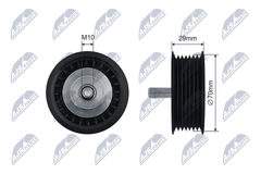 Spannrolle Keilrippenriemen für AUDI VW BENTLEY SPYKER A8 D3 D4 PASSAT B5.5