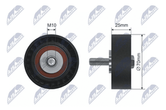 Umlenk Führungsrolle Keilrippenriemen für CITROËN FIAT LANCIA PEUGEOT C5 I