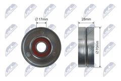 Spannrolle Keilrippenriemen für HYUNDAI KIA ACCENT II Stufenheck ELANTRA III