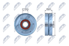 Spannrolle Keilrippenriemen für AUDI SEAT SKODA VW A1 Sportback ALHAMBRA IBIZA