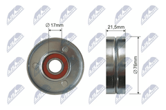Spannrolle Keilrippenriemen für AUDI SKODA VW A4 B5 Avant B6 A6 C4 C5 CABRIOLET