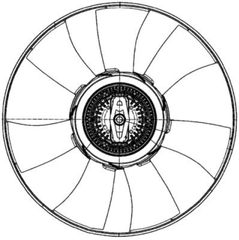Lüfter Motorkühlung für VW CRAFTER 30-50 Kasten Pritsche/Fahrgestell 30-35 Bus