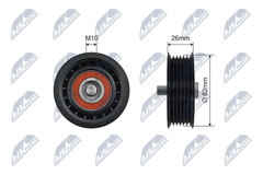 Spannrolle Keilrippenriemen für AUDI SKODA VW A3 Sportback TT Roadster SUPERB