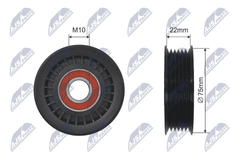 Umlenk Führungsrolle Keilrippenriemen für HONDA CIVIC VIII Stufenheck IX Tourer