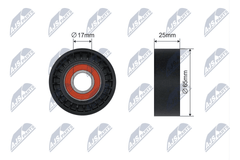 Spannrolle Keilrippenriemen für CITROËN PEUGEOT BERLINGO MULTISPACE C3 PICASSO