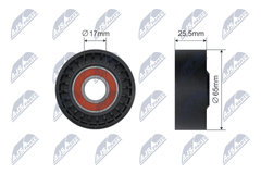 Spannrolle Keilriemen für DODGE MERCEDES-BENZ JEEP CALIBER C-KLASSE T-Model CLS