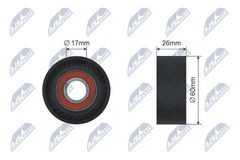 Spannrolle Keilrippenriemen für CITROËN FIAT PEUGEOT TOYOTA BERLINGO / FIRST