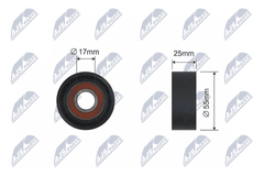 Spannrolle Keilrippenriemen für CITROËN FORD MAZDA PEUGEOT SUZUKI BERLINGO /