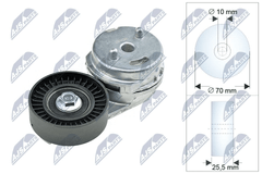 Umlenk Führungsrolle Keilriemen für CHRYSLER DODGE SEBRING Cabriolet VOYAGER IV