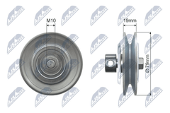 Spannrolle Keilrippenriemen für NISSAN ALMERA II Hatchback TINO PRIMERA