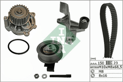 Wasserpumpe + Zahnriemensatz für AUDI VW A4 B6 Avant Cabriolet B7 A6 C5