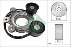 Riemenspanner Keilrippenriemen für JAGUAR LAND ROVER E-PACE F-PACE DISCOVERY V