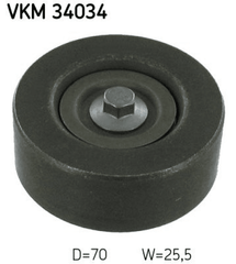 Umlenk Führungsrolle Keilrippenriemen für FORD MAZDA ESCORT VI FIESTA IV