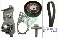 Wasserpumpe + Zahnriemensatz für LADA RENAULT DACIA LARGUS Kasten/Kombi KANGOO