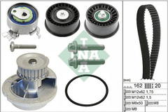 Wasserpumpe + Zahnriemensatz für OPEL SAAB ASTRA G Stufenheck Caravan CC Coupe