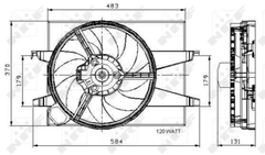 Lüfter Motorkühlung für FORD FIESTA V FUSION Van