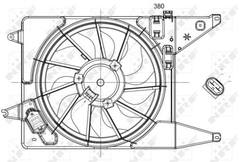Lüfter Motorkühlung für LADA RENAULT DACIA LARGUS Kasten/Kombi LOGAN I Kombi