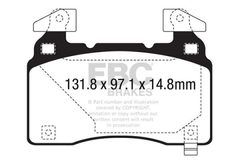 Bremsbelagsatz Scheibenbremse Vorderachse für OPEL CHEVROLET TESLA INSIGNIA B
