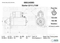 Anlasser Starter für AUDI SEAT SKODA VW A1 A3 IBIZA IV ST RAPID Spaceback
