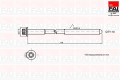 Zylinderkopfschraubensatz für MITSUBISHI NISSAN OPEL RENAULT SUZUKI VOLVO